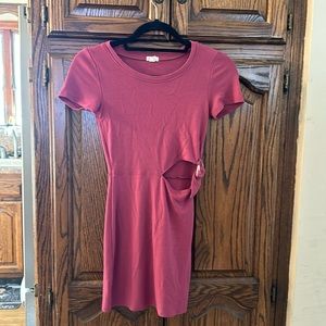 Super cute! Garage mini dress, mauve, Size XS, great condition!